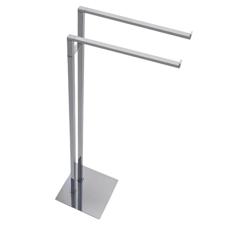 Стойка COLOMBO DESIGN MINI Q B5038 с полотенцедержателем двойным цвет хром