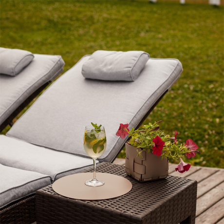 Плейсмат COLOMBO DESIGN ADJ 004.10/16 настольный двухсторонний цвет белый/панна котта