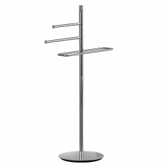Стойка COLOMBO DESIGN PLANETS B9803 с полотенцедержателем тройным цвет хром