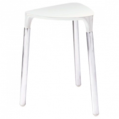 Табурет COLOMBO DESIGN COMPLEMENTI B9988.BI цвет белый