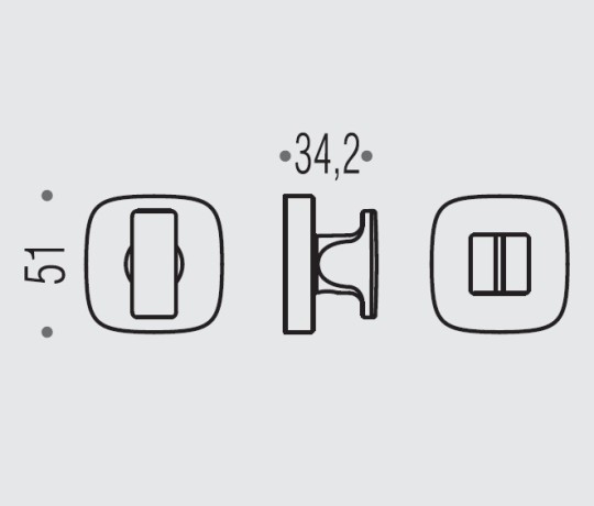 Фиксатор сантехнический Colombo Design Rosetta MR29 BZG хром