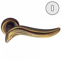 Дверная ручка Colombo Design PIUMA AR11R бронза в комплекте с накладками под ключ для межкомнатных дверей