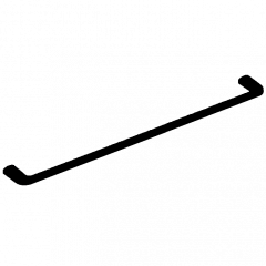 Полотенцедержатель COLOMBO DESIGN TRENTA B3011XL.NM широкий цвет черный матовый