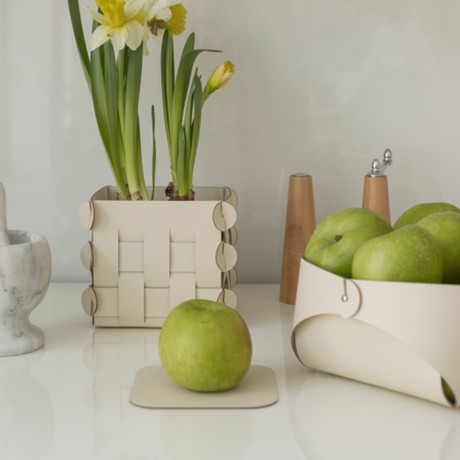 Костер COLOMBO DESIGN ADJ 008.10/16 настольный двухсторонний цвет белый/панна котта