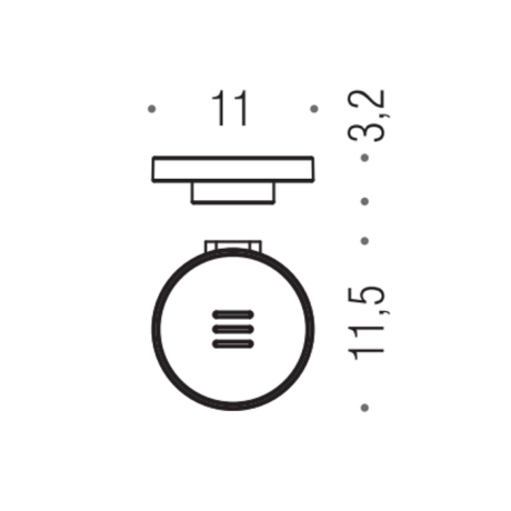 Мыльница COLOMBO DESIGN MINI B4001 подвесная цвет хром