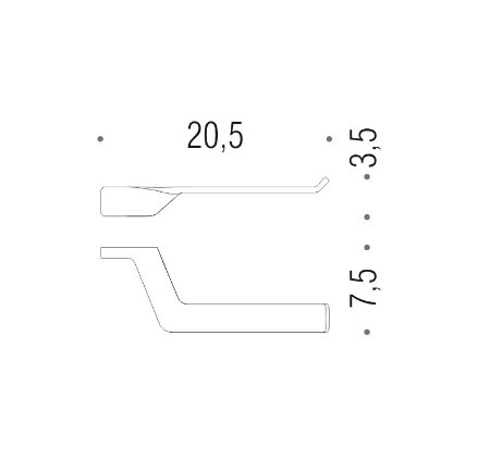 Держатель туалетной бумаги COLOMBO DESIGN ALIZE B2508D без крышки цвет хром