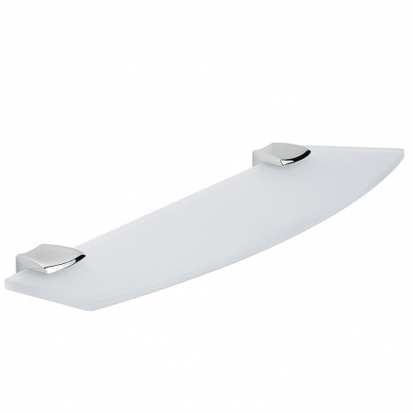 Полочка COLOMBO DESIGN LAND B2816 стеклянная цвет хром