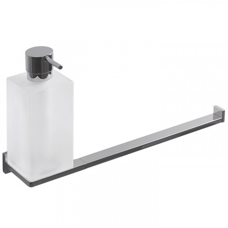 Полотенцедержатель с дозатором COLOMBO DESIGN LOOK B1674 настенный цвет хром