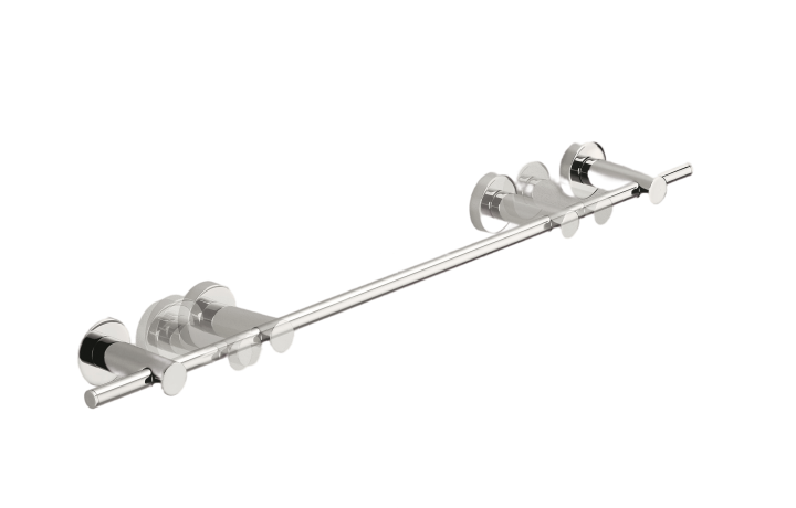 Полотенцедержатель COLOMBO DESIGN PLUS W4910R широкий с регулируемыми опорами цвет хром