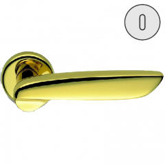 Дверная ручка Colombo Design DAYTONA PF11R золото в комплекте с накладками под ключ для межкомнатных дверей