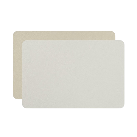 Плейсмат COLOMBO DESIGN ADJ 002.10/16 настольный двухсторонний цвет белый/панна котта