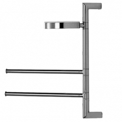 Стойка COLOMBO DESIGN PLANETS B9824 настенная с полотенцедержателем с мыльницей цвет хром