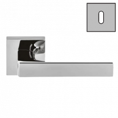 Дверная ручка Colombo Design ROBOCINQUE S ID71R хром в комплекте с накладками под ключ для межкомнатных дверей