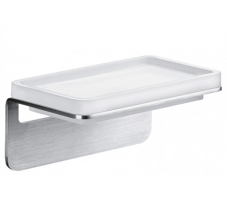 Мыльница COLOMBO DESIGN OVER B7001 настенная цвет нержавеющая сталь