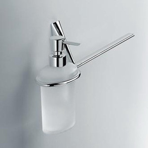 Полотенцедержатель с дозатором COLOMBO DESIGN LAND B2874DX настенный цвет хром