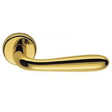 Дверная ручка Colombo Design ROBOT CD41R золото в комплекте с накладками под ключ для межкомнатных дверей