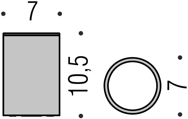 Стакан COLOMBO DESIGN PLUS/MINI W4941 настольный цвет хром