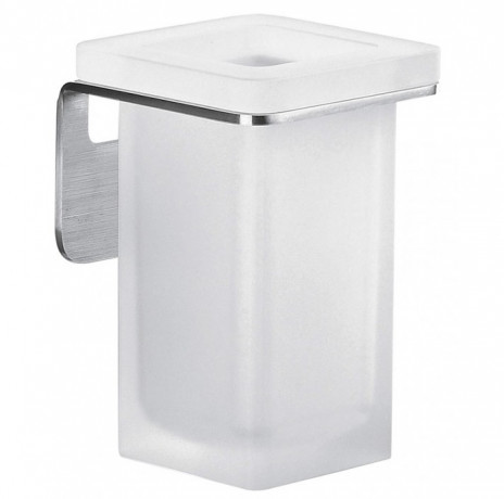 Стакан COLOMBO DESIGN OVER B7002 настенный цвет нержавеющая сталь