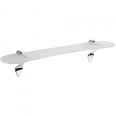 Полочка COLOMBO DESIGN KHALA B1816 стеклянная цвет хром