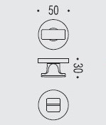 Фиксатор сантехнический Colombo Design Rosetta MF19 BZG хром