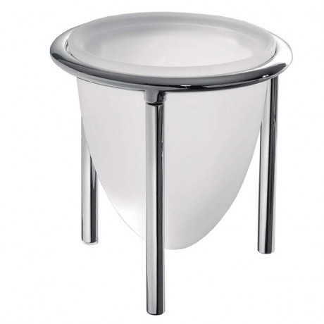 Стакан COLOMBO DESIGN KHALA B1841 настольный цвет хром