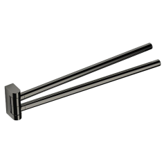 Полотенцедержатель COLOMBO DESIGN MINI B4012.HPS1 двойной цвет нержавеющая сталь