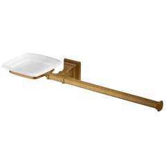 Полотенцедержатель с дозатором COLOMBO DESIGN PORTOFINO B3274SX.BR настенный цвет бронза