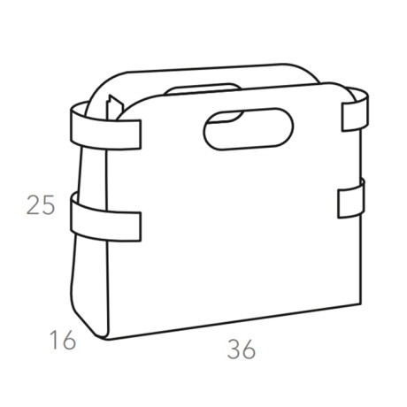 Журнальница COLOMBO DESIGN ADJ 9868.04/06 настольная напольная цвет капучино/шоколад