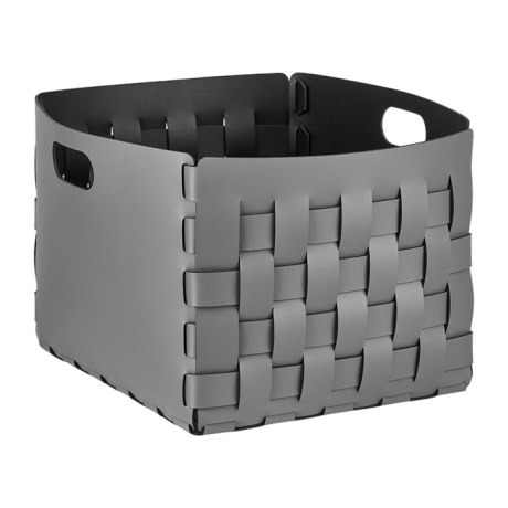 Корзинка COLOMBO DESIGN ADJ 1048.03/01 настольная напольная цвет серый/черный