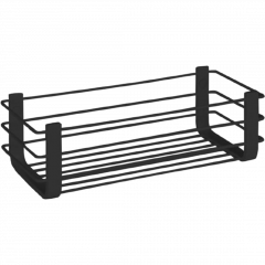 Полочка корзинка COLOMBO DESIGN ANGOLARI B9632.NM одинарная цвет черный матовый