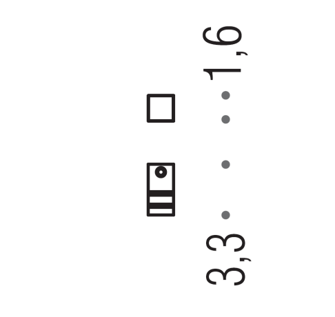 Крючок COLOMBO DESIGN MINI Q CD127 одинарный цвет хром