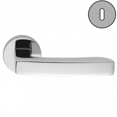 Дверная ручка Colombo Design VIOLA AR21R хром в комплекте с накладками под ключ для межкомнатных дверей