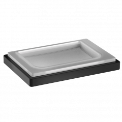 Мыльница COLOMBO DESIGN LOOK B1640.NM настольная цвет черный матовый