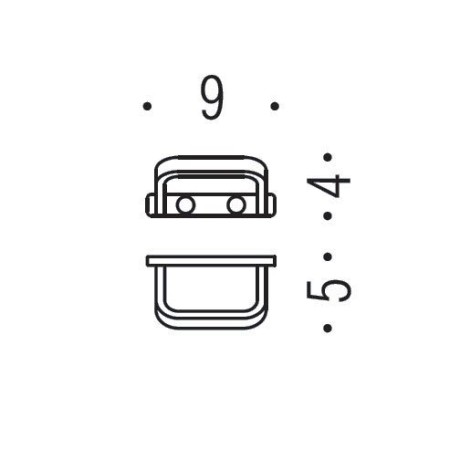 Крючок COLOMBO DESIGN TIME W4217 одинарный цвет хром