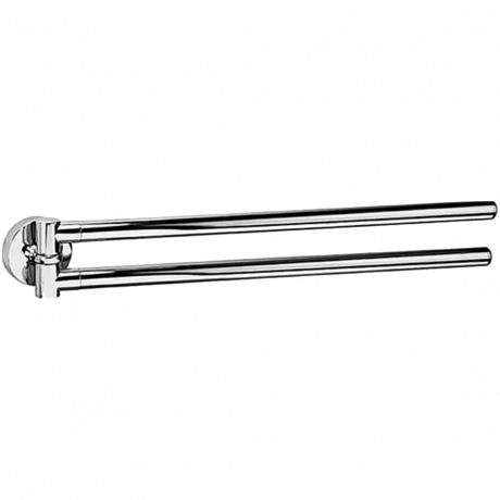 Полотенцедержатель COLOMBO DESIGN BASIC B2712 двойной поворотный цвет хром