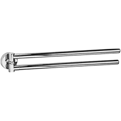Полотенцедержатель COLOMBO DESIGN BASIC B2712 двойной поворотный цвет хром
