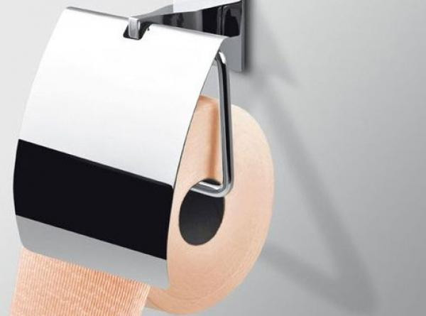 Держатель туалетной бумаги COLOMBO DESIGN FOREVER B2991 с крышкой цвет хром